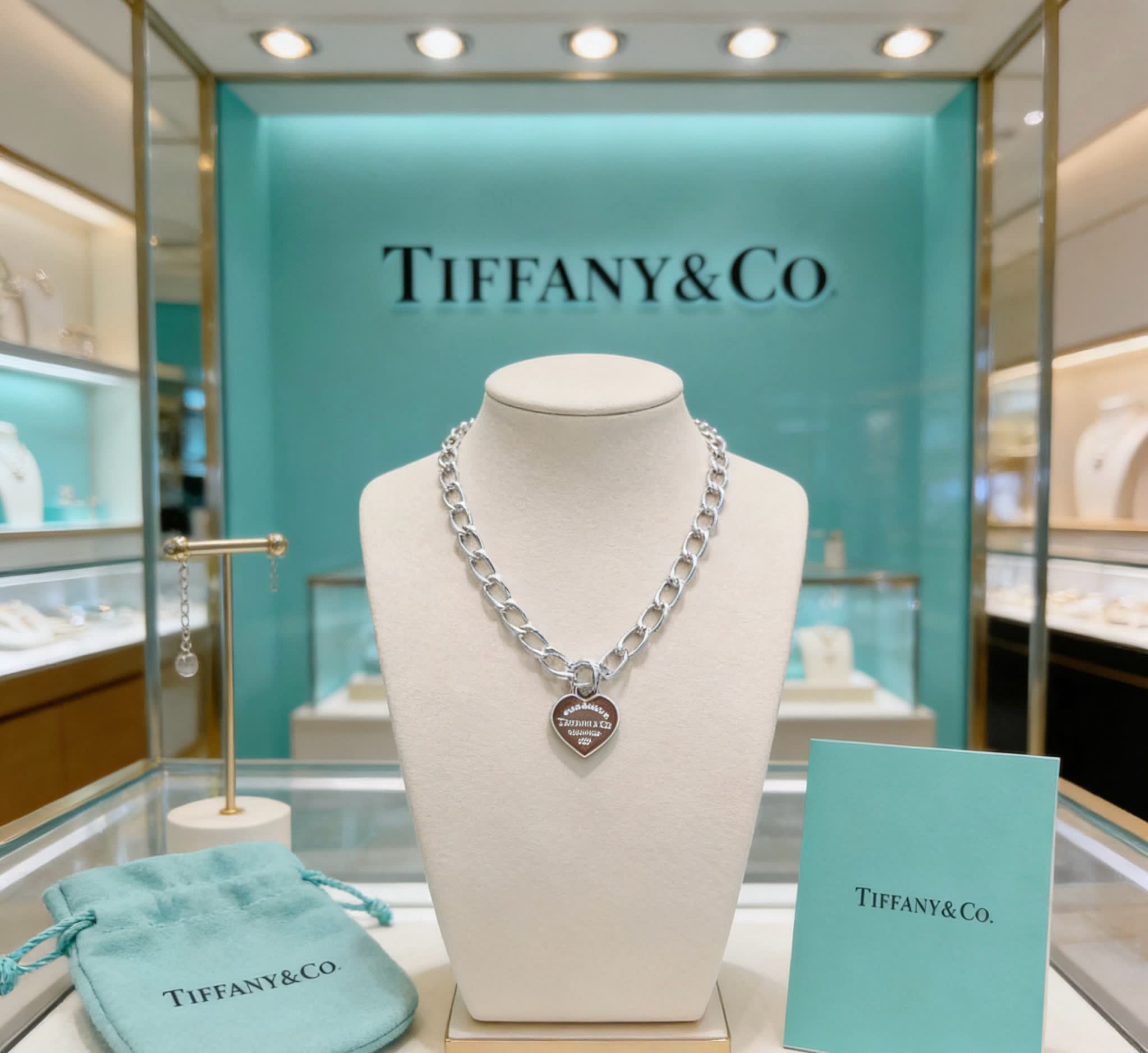 Tiffany & Co. Heart Charm Bracelet